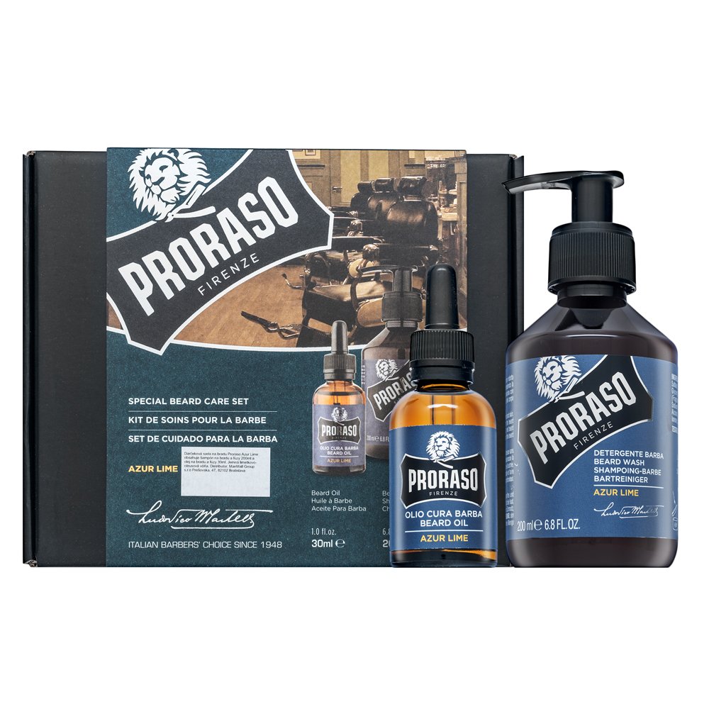 Proraso Azur Lime Special Beard Care Set 30 ml + 200 ml – Proraso