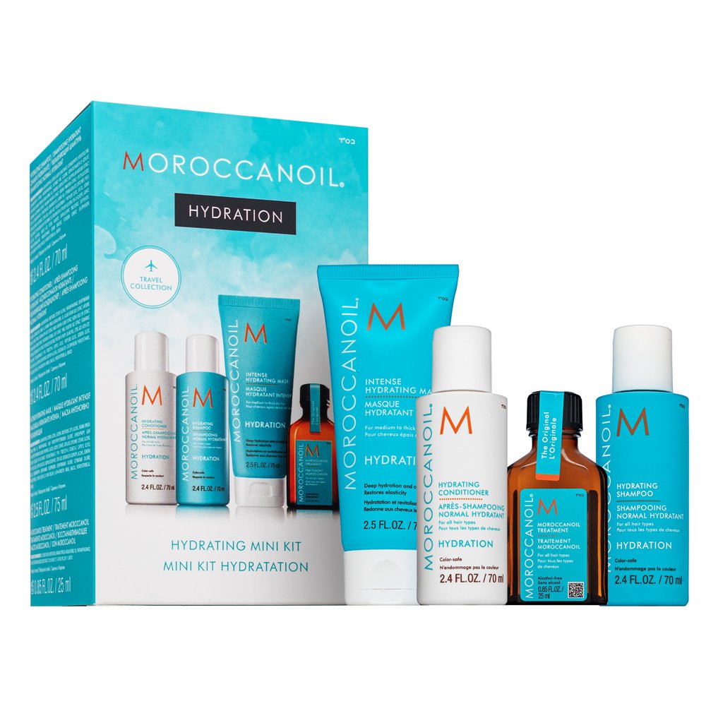 Moroccanoil Hydrating Mini Kit 70 ml + 70 ml + 75 ml + 25 ml – Moroccanoil