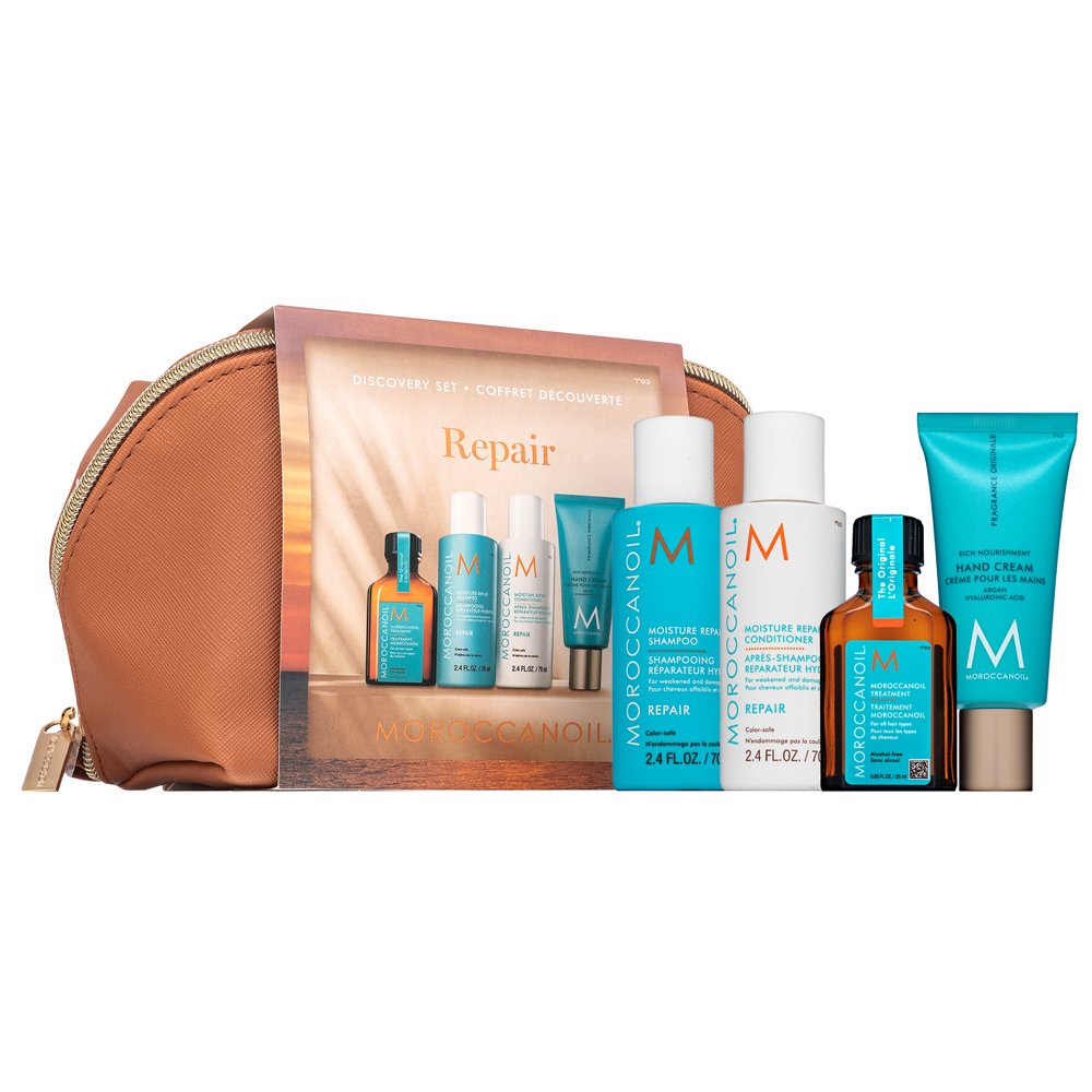 Moroccanoil Travel Repair Set 70 ml + 70 ml + 40 ml + 25 ml – Moroccanoil