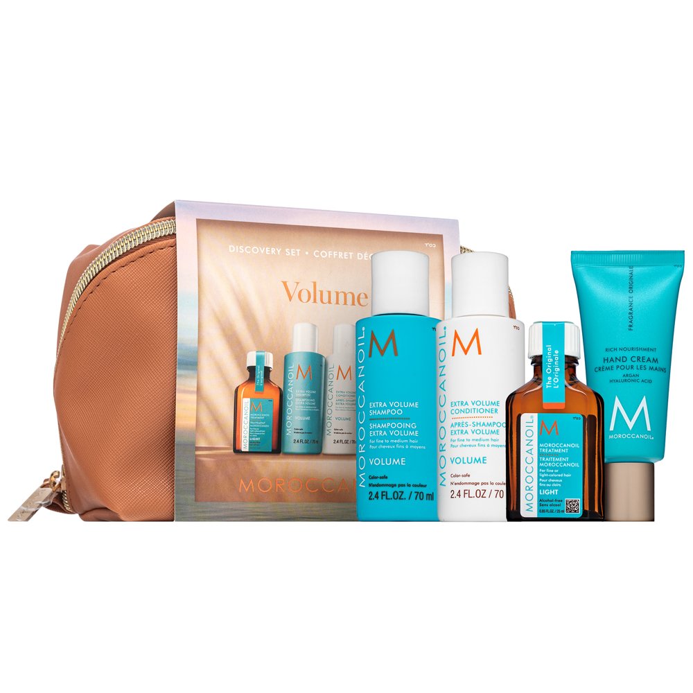 Moroccanoil Travel Volume Set 70 ml + 70 ml + 40 ml + 25 ml – Moroccanoil