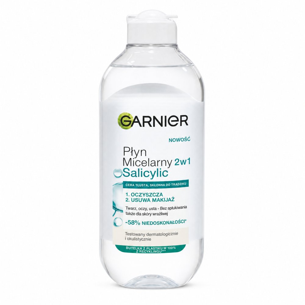 Garnier Micellar Water 2in1 Salicylic 400 ml – Garnier