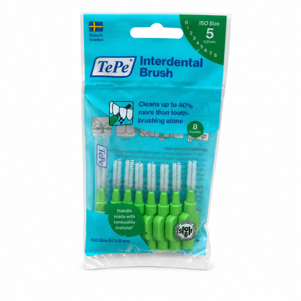 TePe Interdental Brush 8 pcs 0,8 mm