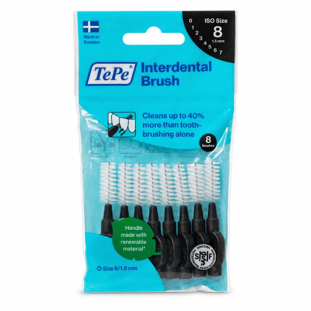 TePe Interdental Brush 8 pcs 1,5 mm – TePe