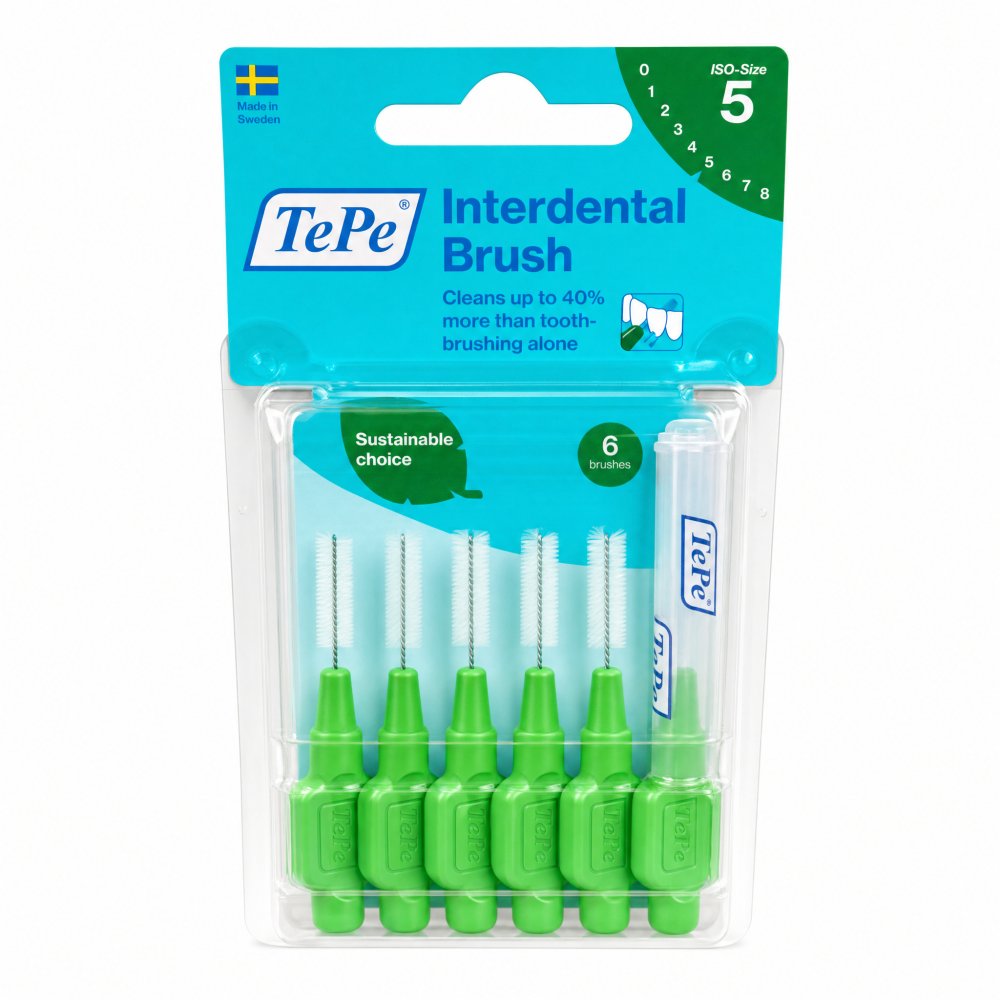 TePe Interdental Brush 6 pcs 0,8 mm – TePe