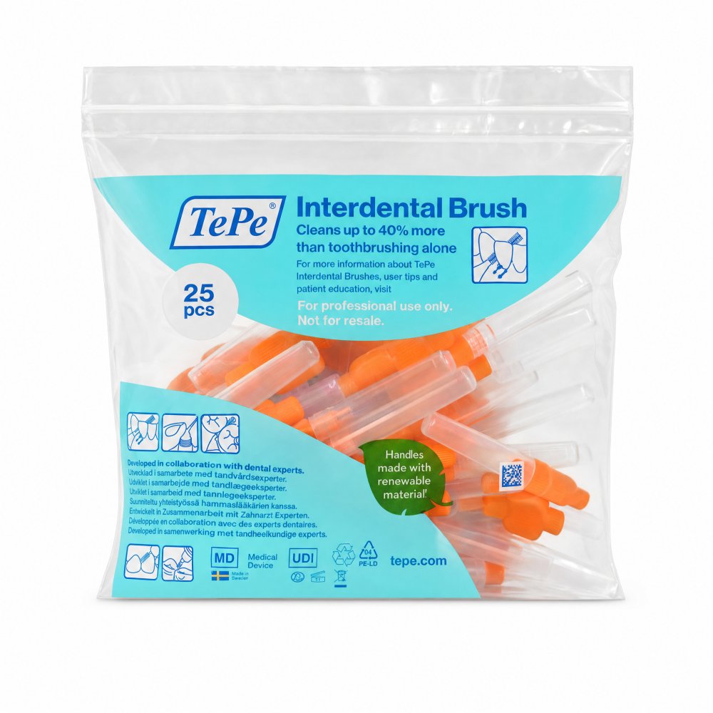 TePe Interdental Brush 25 pcs 0,45 mm – TePe