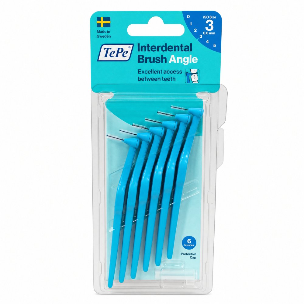 TePe Interdental Brush Angle 6 pcs 0,6 mm – TePe