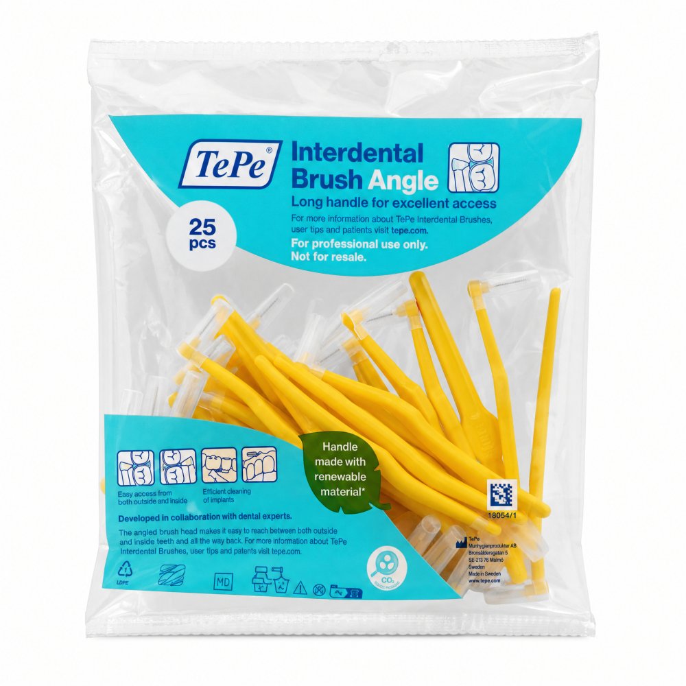 TePe Interdental Brush Angle 25 pcs 0,7 mm – TePe
