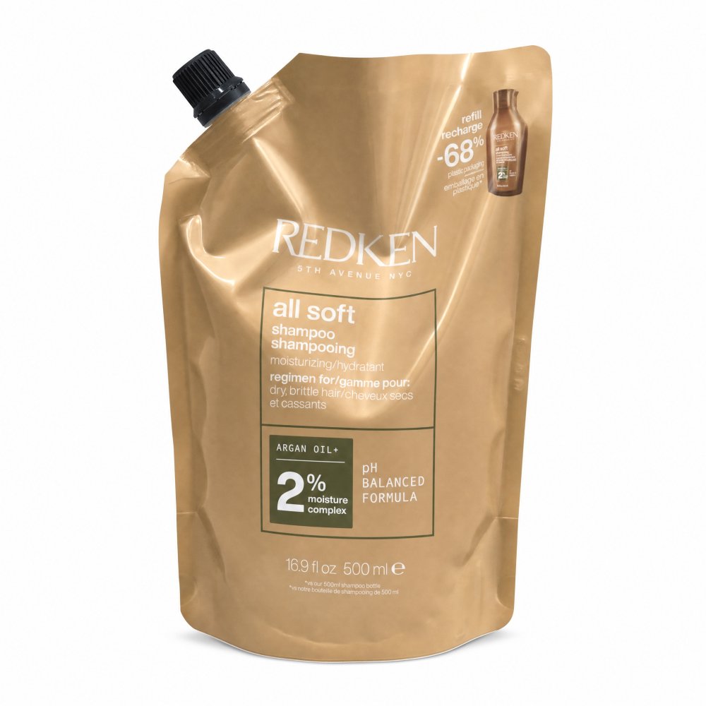 Redken All Soft Shampoo Refill 500 ml