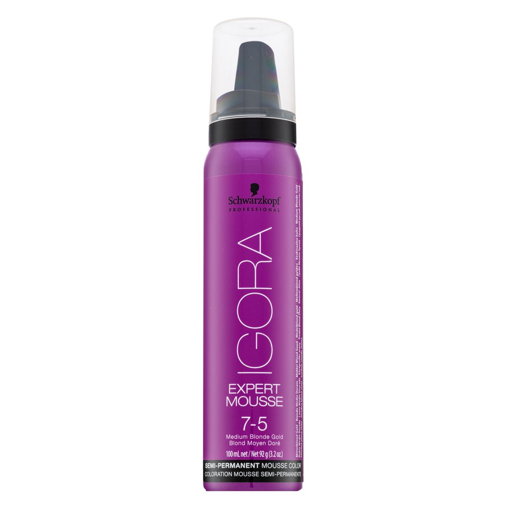 Schwarzkopf Professional Igora Expert Mousse Semi-Permanent Mousse Color 7-5 100 ml – Schwarzkopf Professional