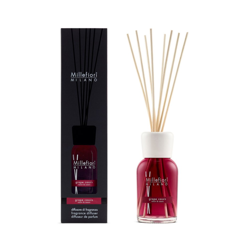 Millefiori Milano Fragrance Diffuser Grape Cassis 250 ml – Millefiori Milano
