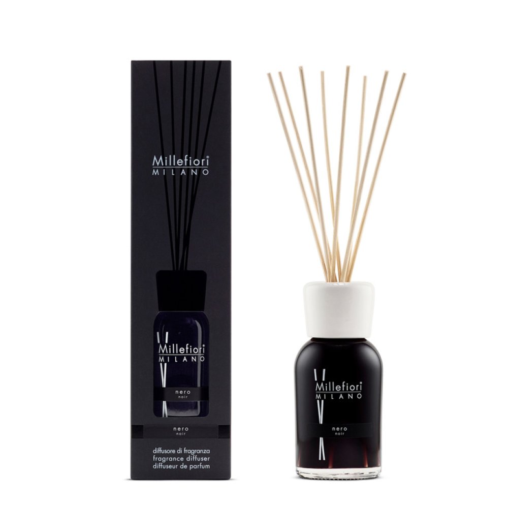 Millefiori Milano Fragrance Diffuser Nero 250 ml – Millefiori Milano