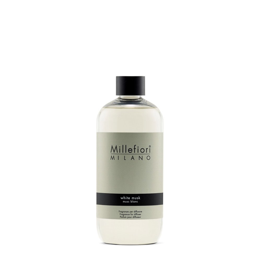 Millefiori Milano Fragrance Diffuser White Musk Refill 500 ml – Millefiori Milano
