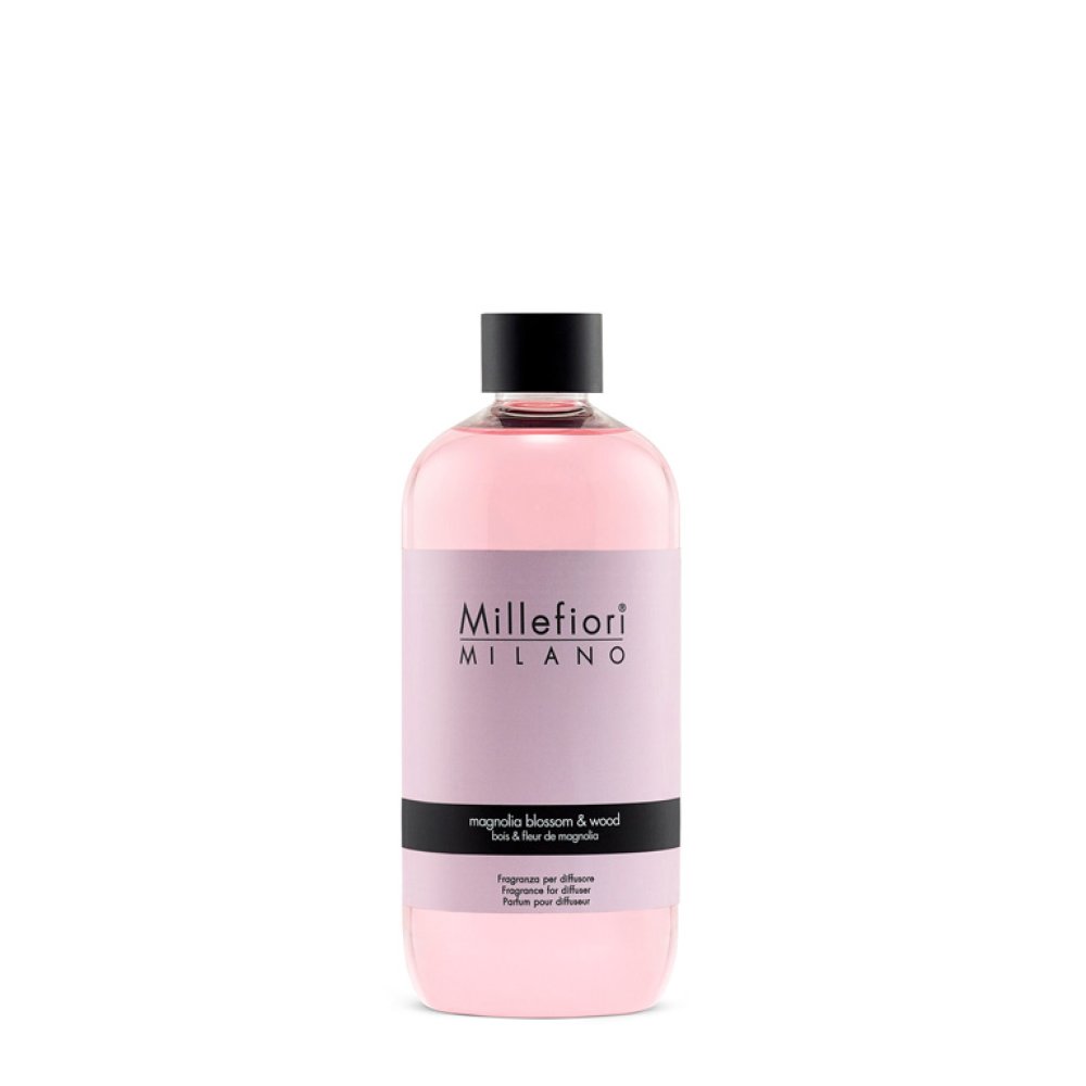 Millefiori Milano Fragrance Diffuser Magnolia Blossom & Wood Refill 500 ml – Millefiori Milano