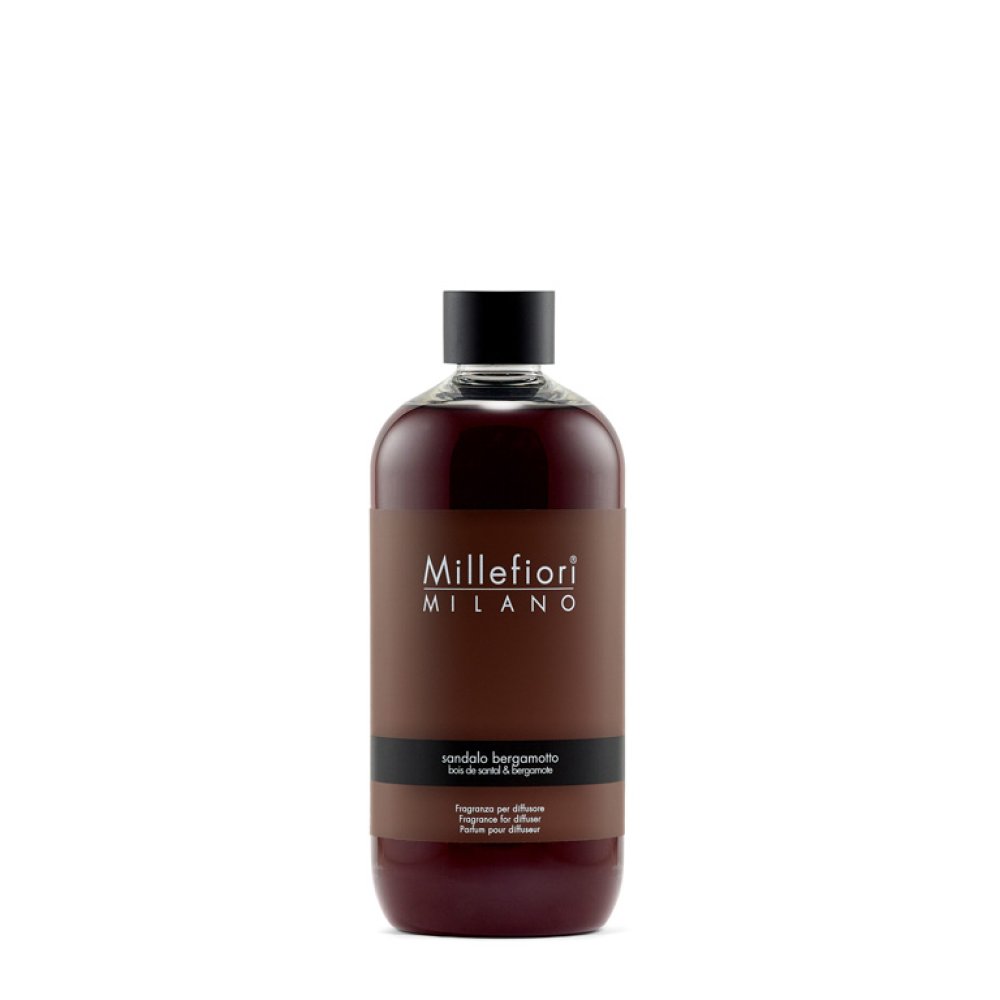 Millefiori Milano Fragrance Diffuser Sandalo Bergamotto Refill 500 ml – Millefiori Milano