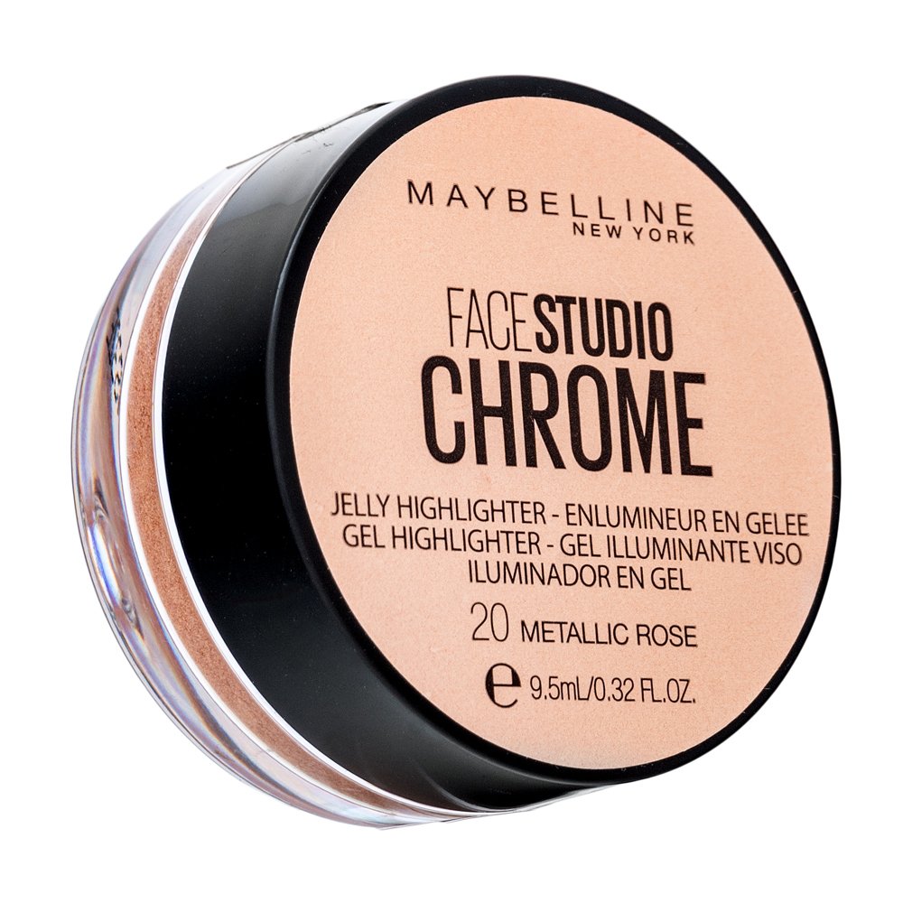 Maybelline Face Studio Chrome Highlighter 20 Metallic Rose – Maybelline