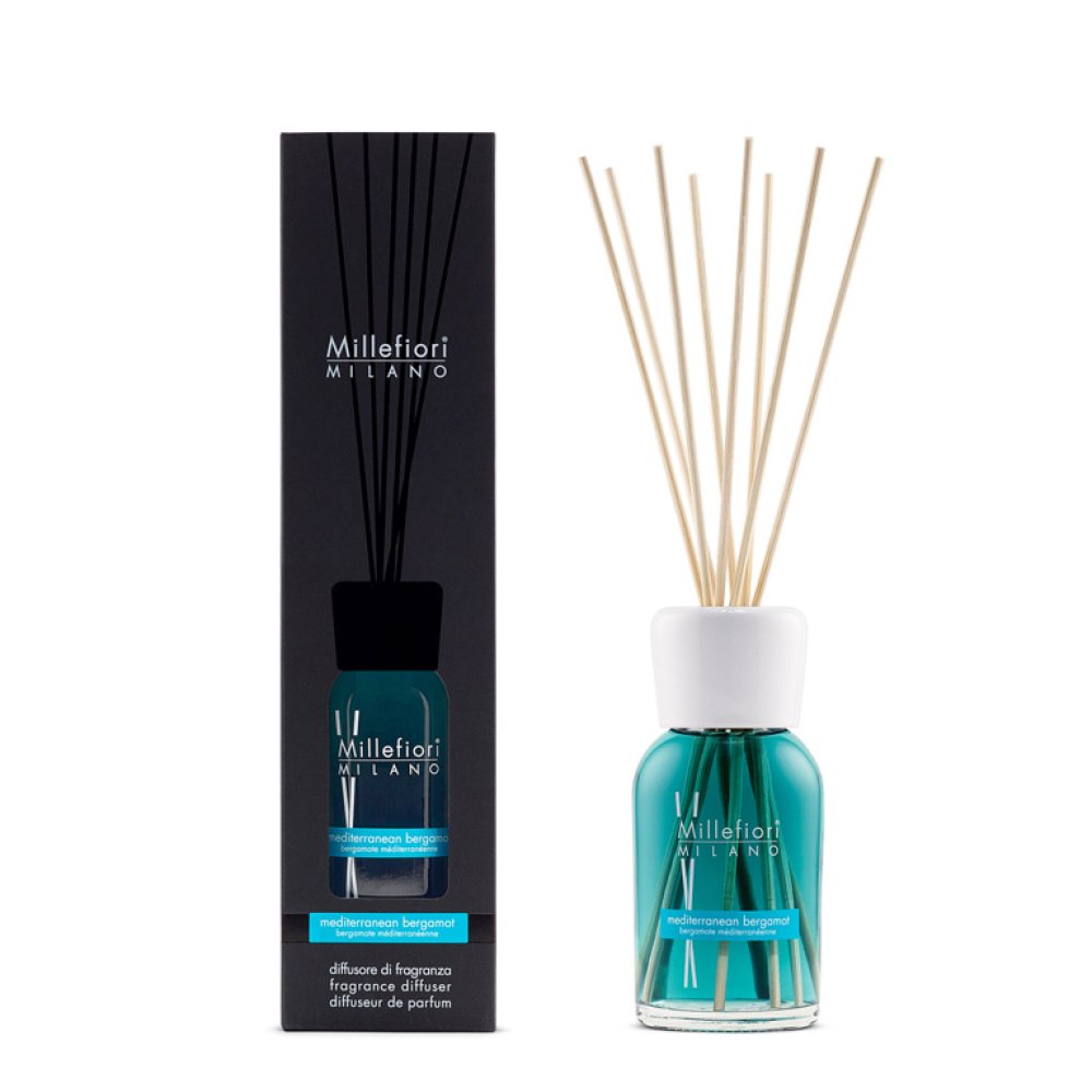 Millefiori Milano Fragrance Diffuser Mediterranean Bergamot 250 ml – Millefiori Milano