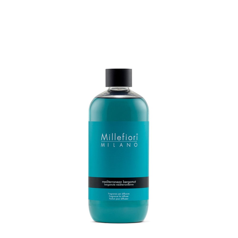 Millefiori Milano Fragrance Diffuser Mediterranean Bergamot Refill 500 ml – Millefiori Milano