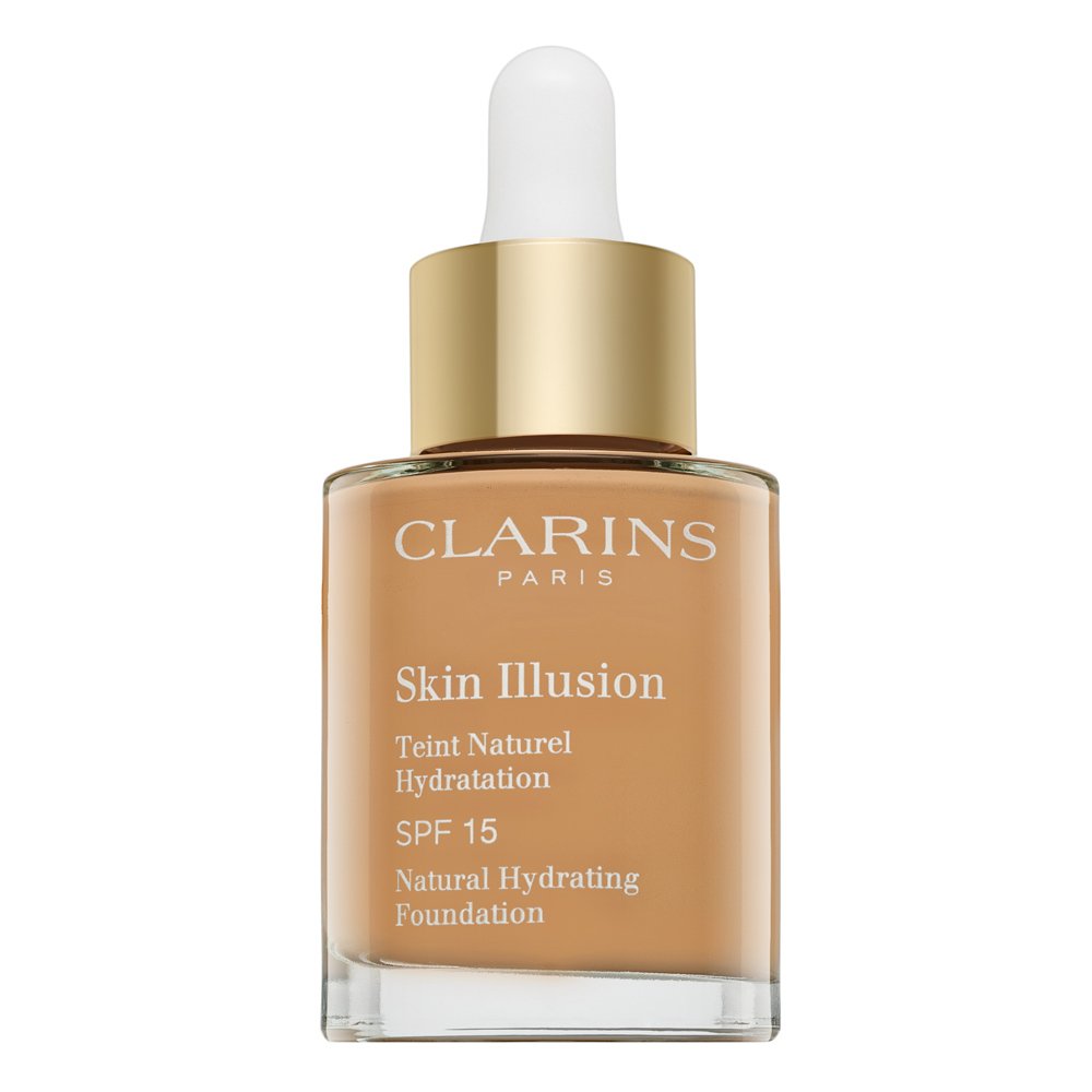 Clarins Skin Illusion Natural Hydrating Foundation 112 Amber 30 ml – Clarins