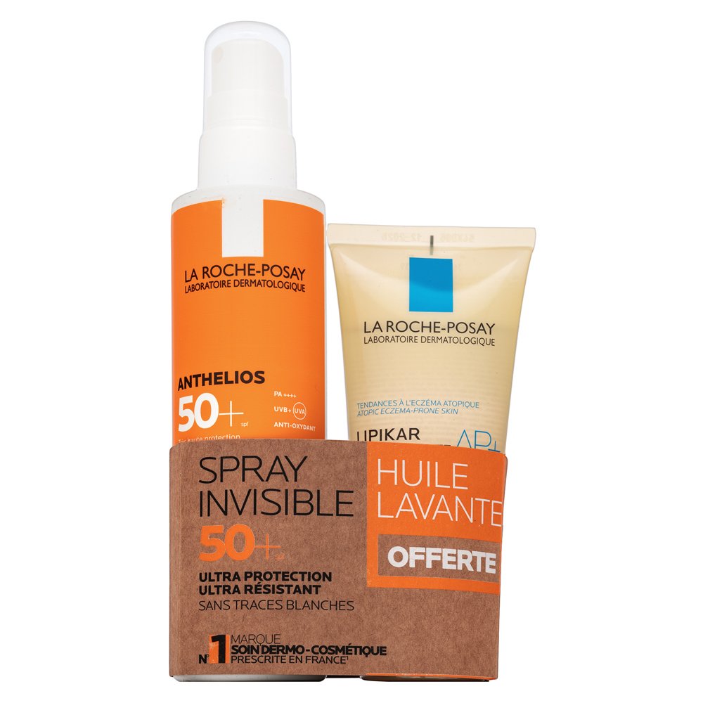 La Roche-Posay ANTHELIOS Invisible Spray SPF50+ & Lipikar Cleansing Oil AP+ 200 ml + 100 ml – La Roche-Posay