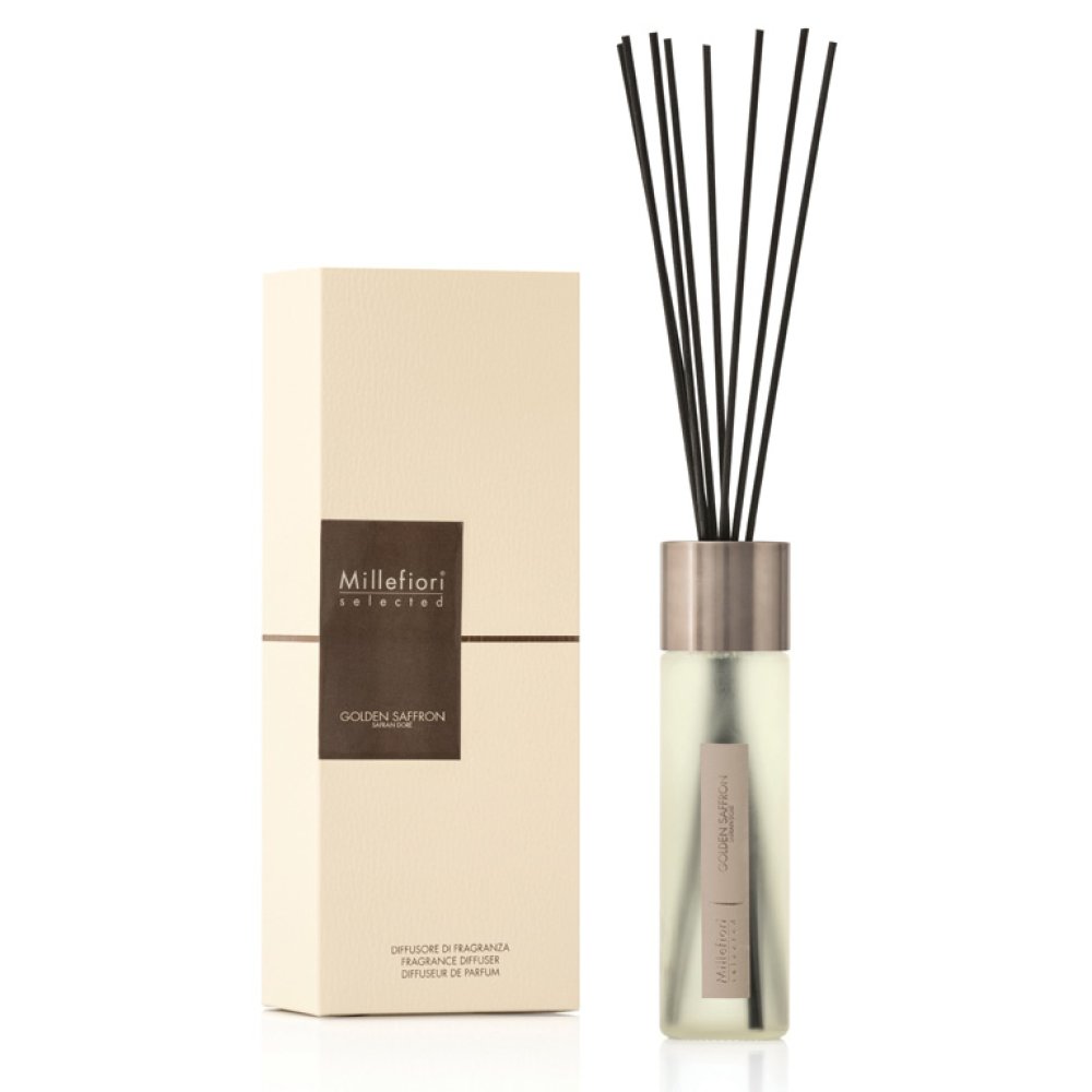 Millefiori Milano Selected Fragrance Diffuser Golden Saffron 350 ml – Millefiori Milano