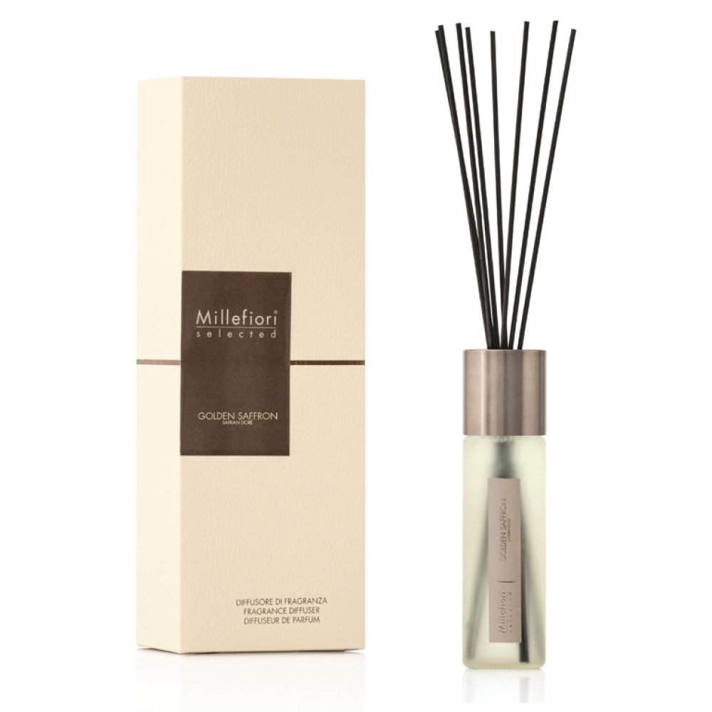Millefiori Milano Selected Fragrance Diffuser Golden Saffron 100 ml – Millefiori Milano