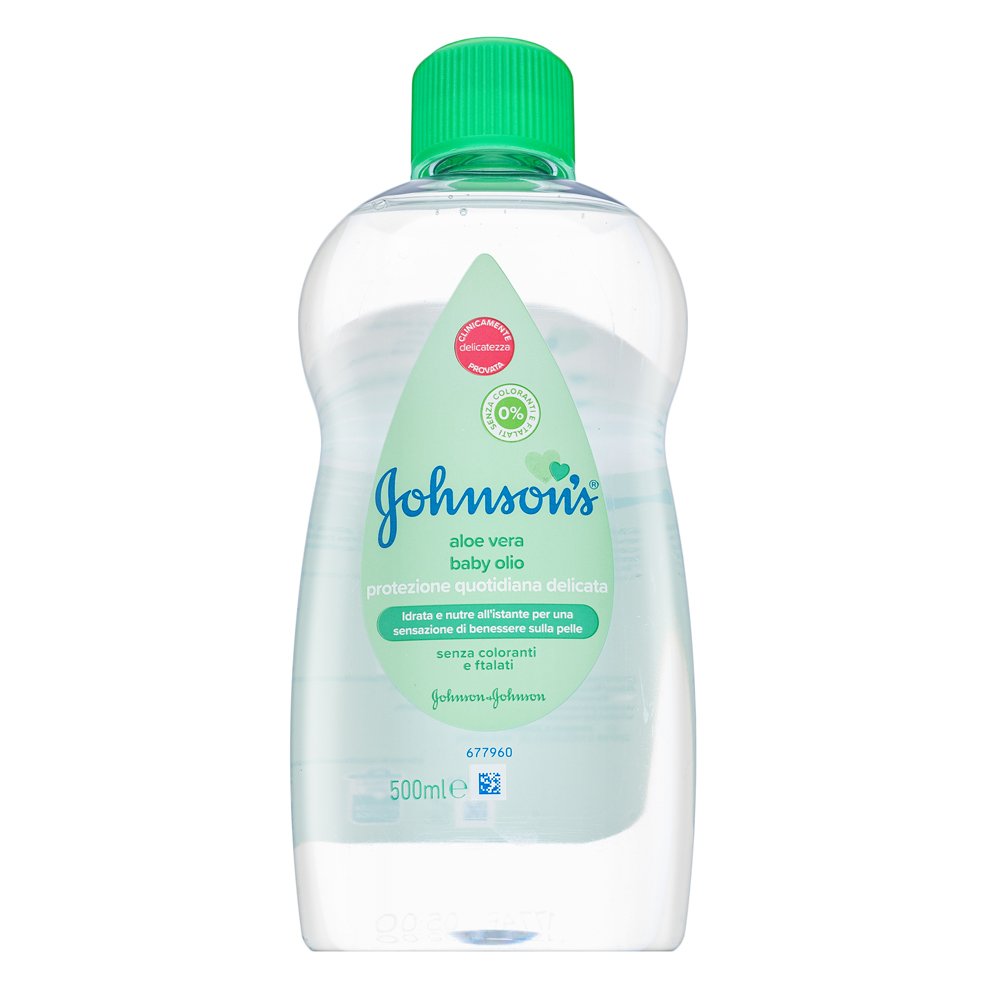 Johnson's Aloe Vera Baby Oil 500 ml – Johnson's