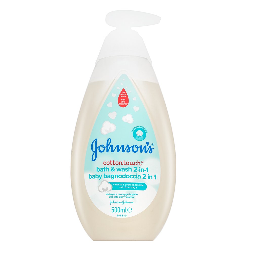 Johnson's CottonTouch 2-in-1 Bath & Wash 500 ml – Johnson's
