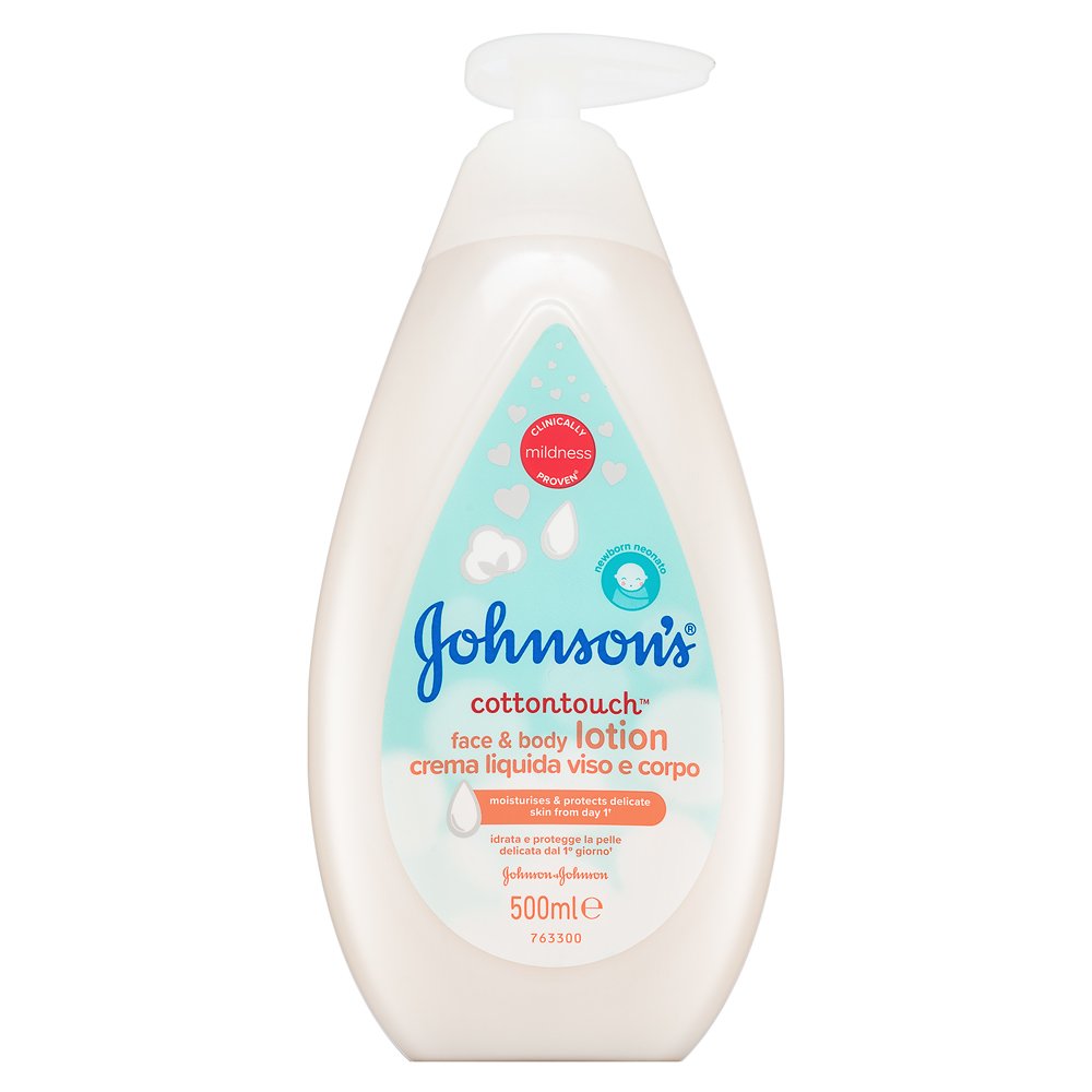 Johnson's CottonTouch Newborn Face & Body Lotion 500 ml – Johnson's