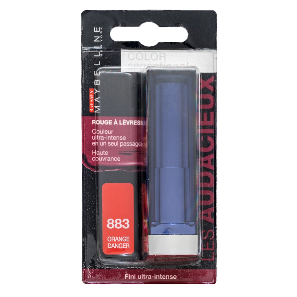 Maybelline Color Sensational Lipstick 883 Orange Danger – Maybelline