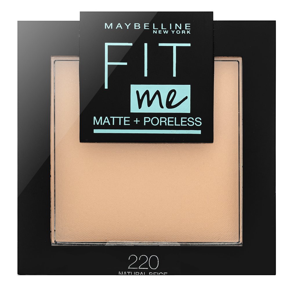 Maybelline Fit Me! Matte + Poreless Powder 220 Natural Beige 9 g – Maybelline