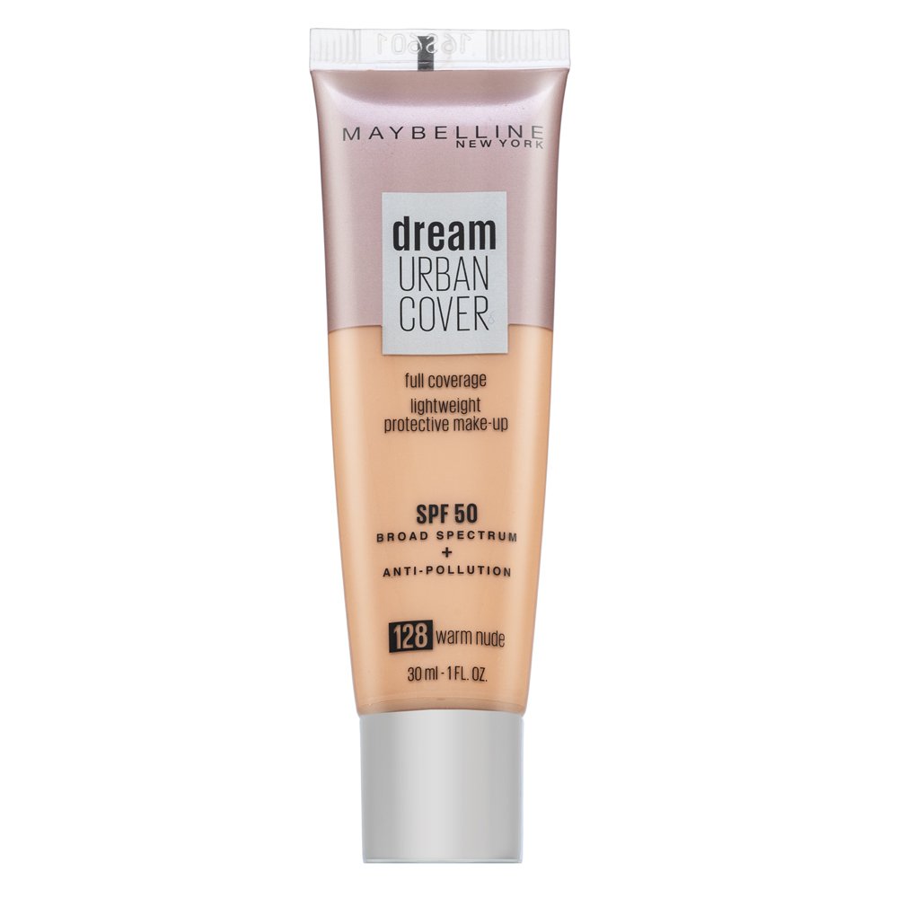 Maybelline Dream Urban Cover Full Coverage Lightweight Protective Make-up SPF50 128 Warm Nude 30 ml – Maybelline