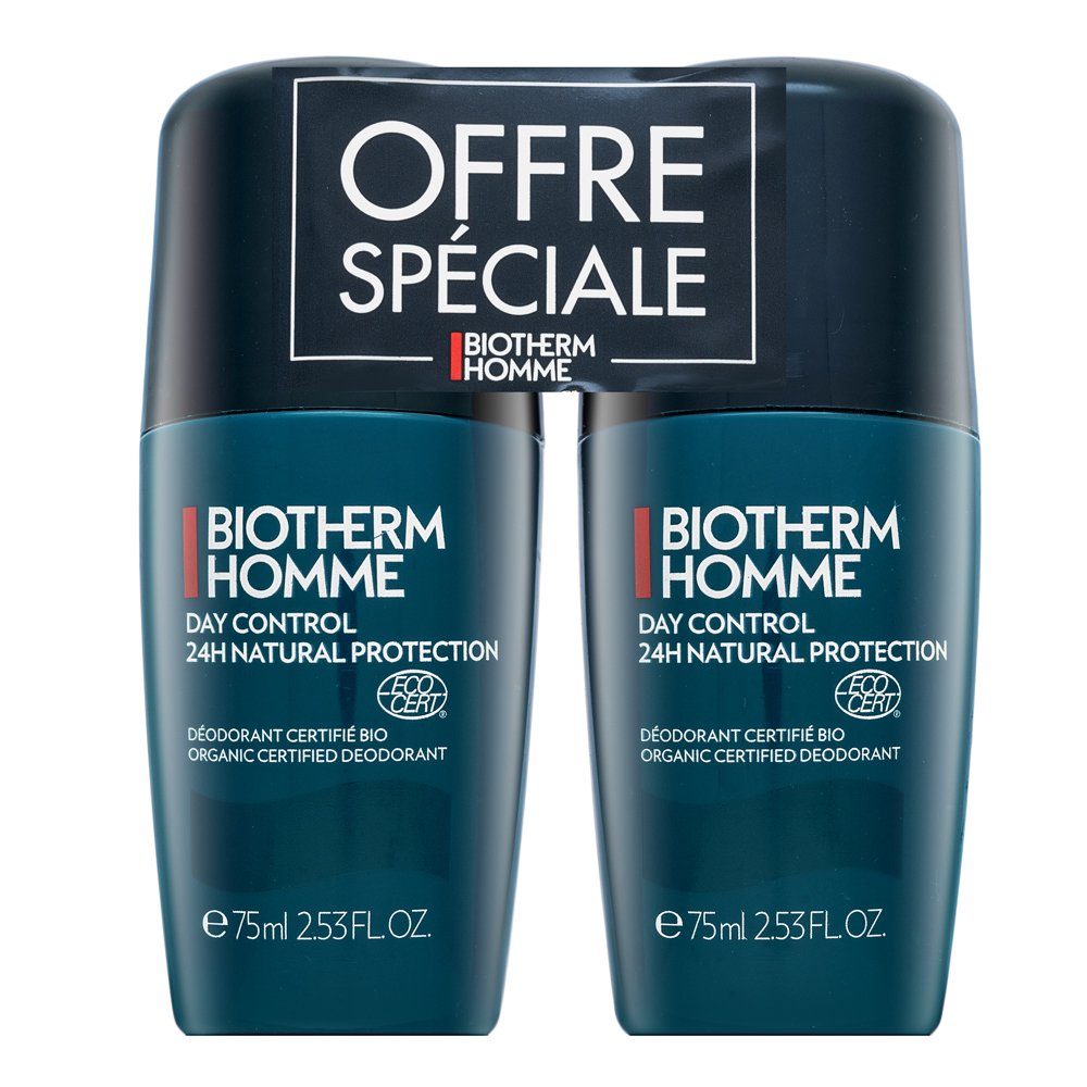 Biotherm Homme Day Control Natural Protect Deo Roll-on 2 x 75 ml – Biotherm