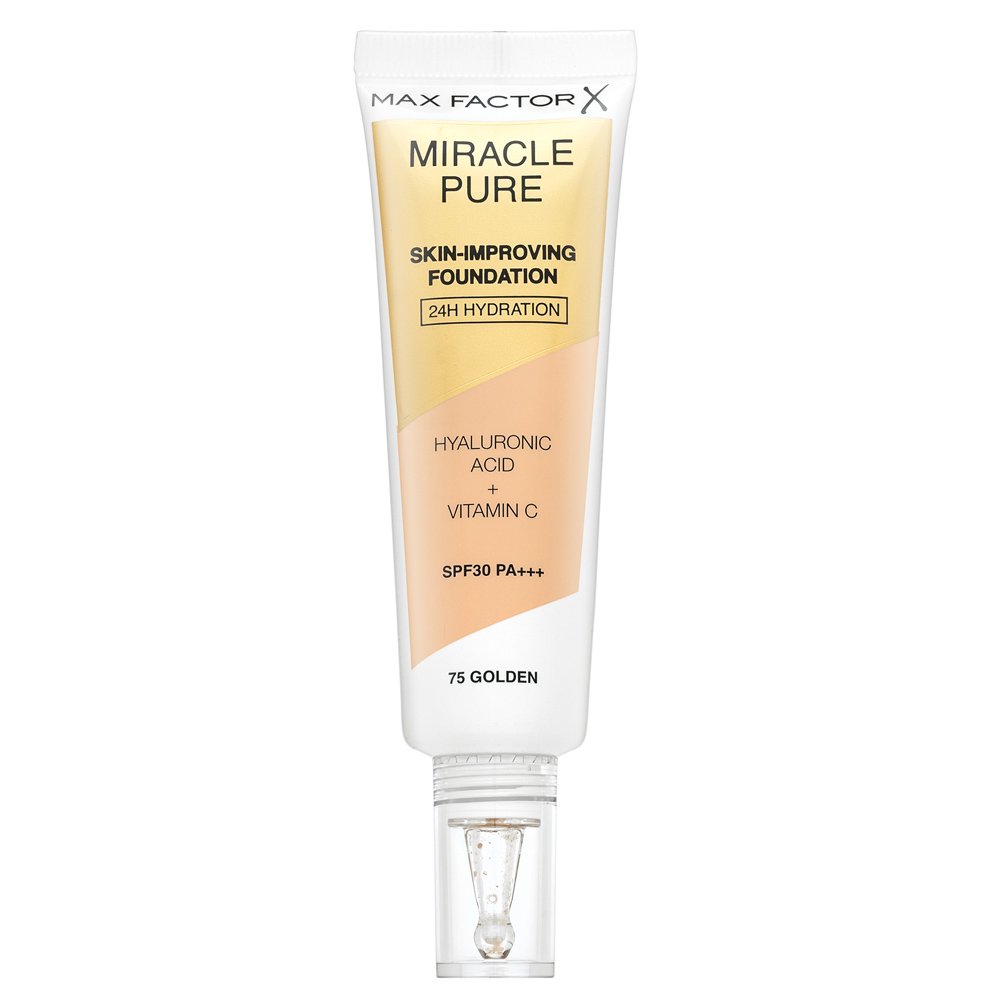 Max Factor Miracle Pure Skin-Improving Foundation 75 Golden 30 ml – Max Factor