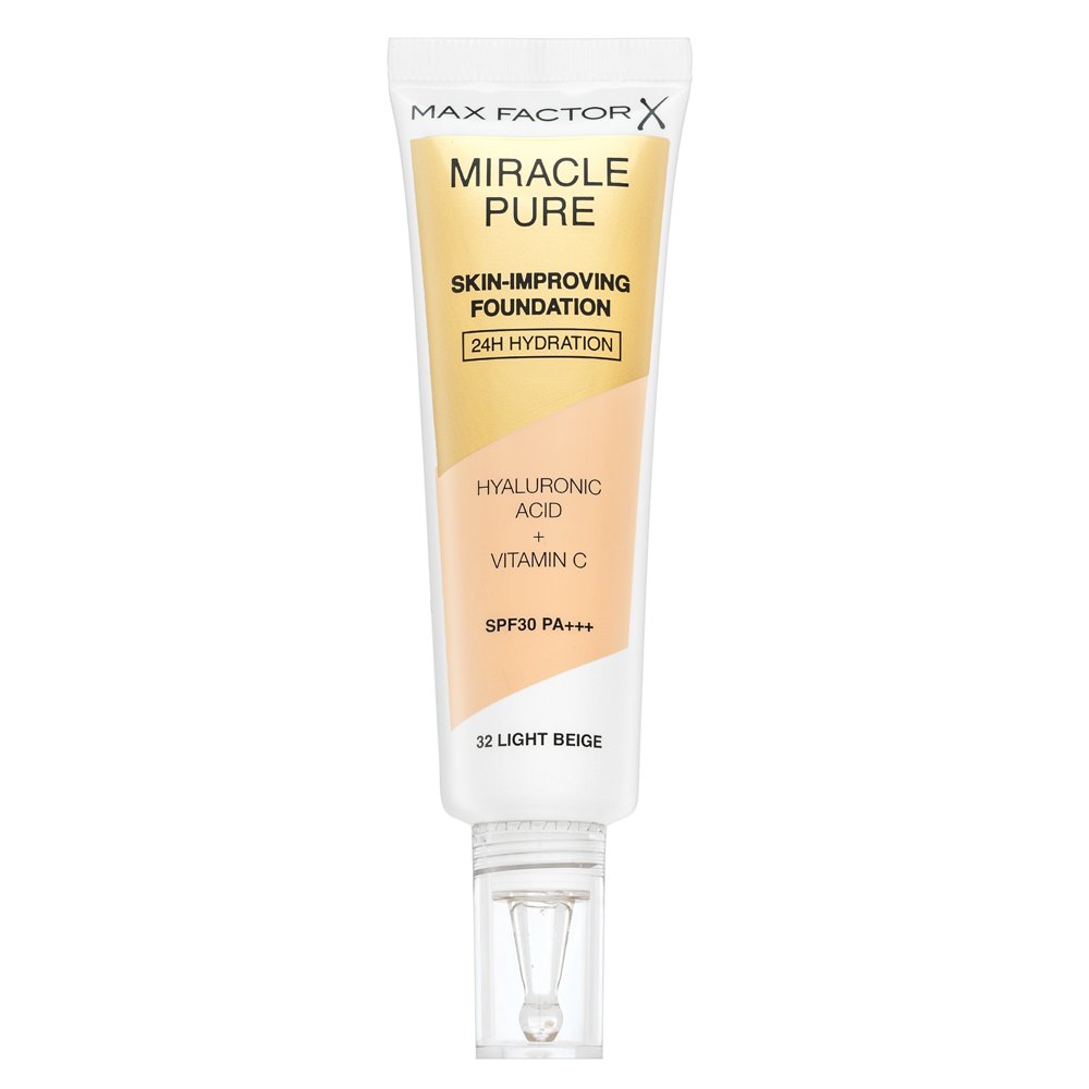 Max Factor Miracle Pure Skin-Improving Foundation 32 Light Beige 30 ml – Max Factor