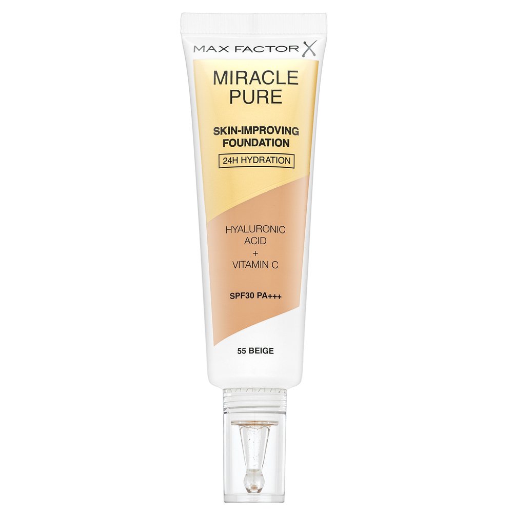 Max Factor Miracle Pure Skin-Improving Foundation 55 Beige 30 ml – Max Factor
