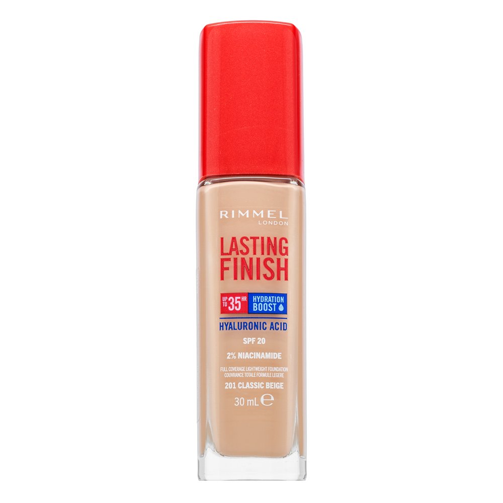 Rimmel London Lasting Finish 35HR SPF20 Full Coverage Lightweight Foundation 201 30 ml – Rimmel London