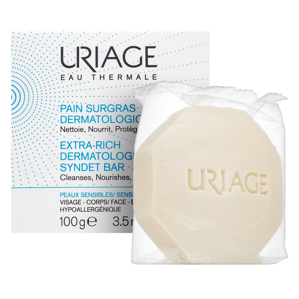 Uriage Eau Thermale Extra-Rich Dermatological Syndet Bar 100 g – Uriage