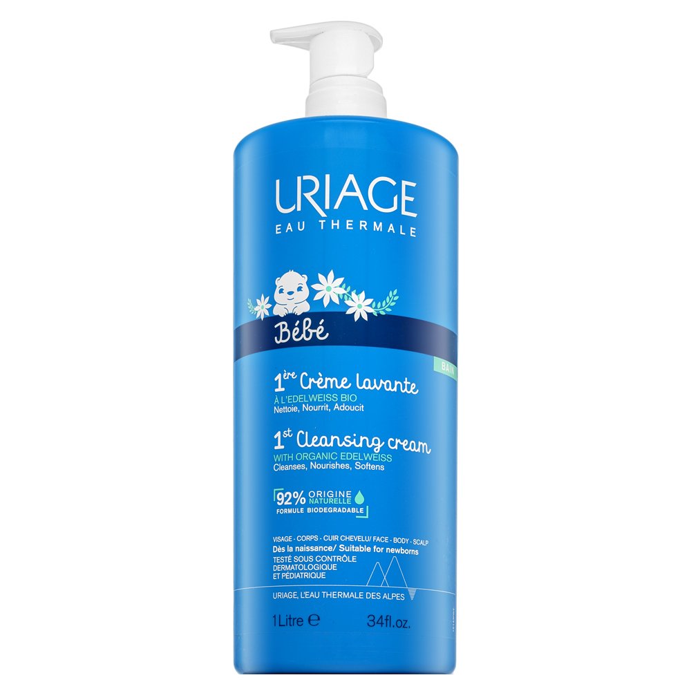 Uriage Bébé 1st Cleansing Cream with Organic Edelweiss 1000 ml – Uriage