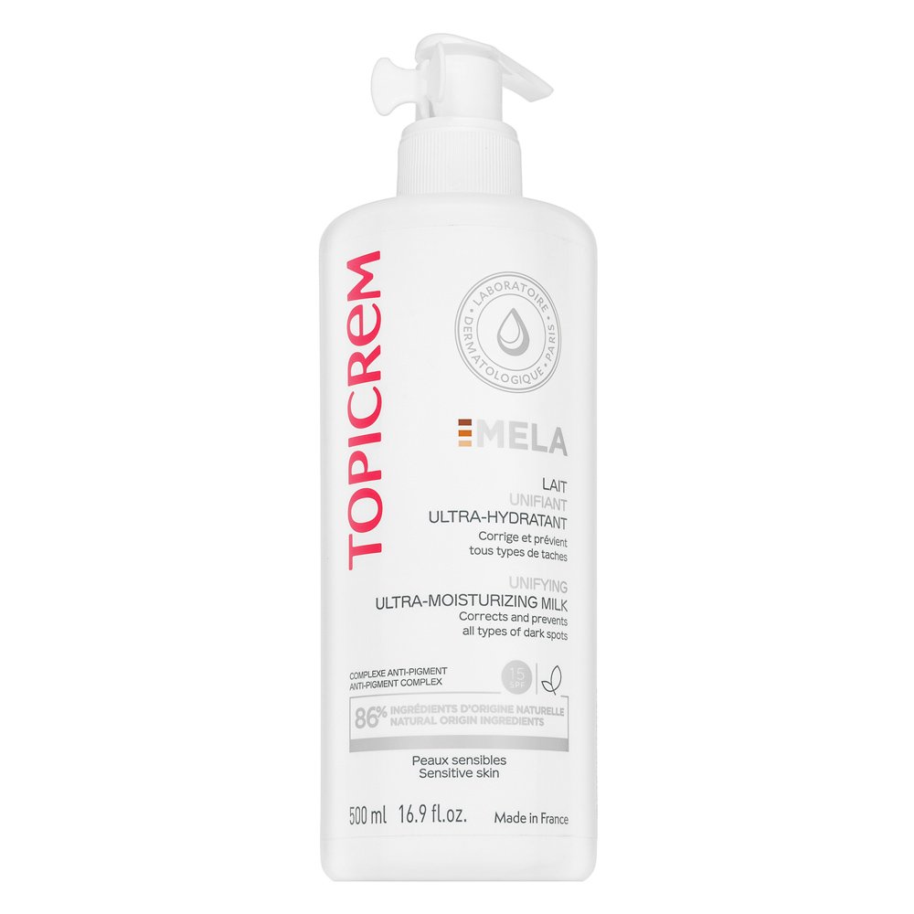 Topicrem MELA Unifying Ultra-Moisturizing Milk 500 ml – Topicrem