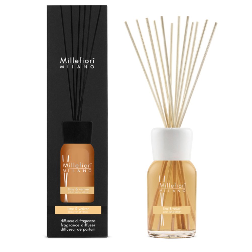 Millefiori Milano Fragrance Diffuser Lime & Vetiver 500 ml – Millefiori Milano