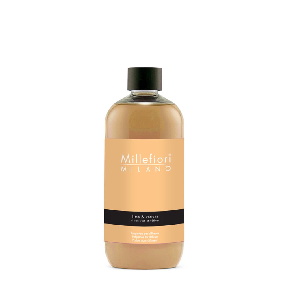 Millefiori Milano Fragrance Diffuser Lime & Vetiver Refill 250 ml – Millefiori Milano