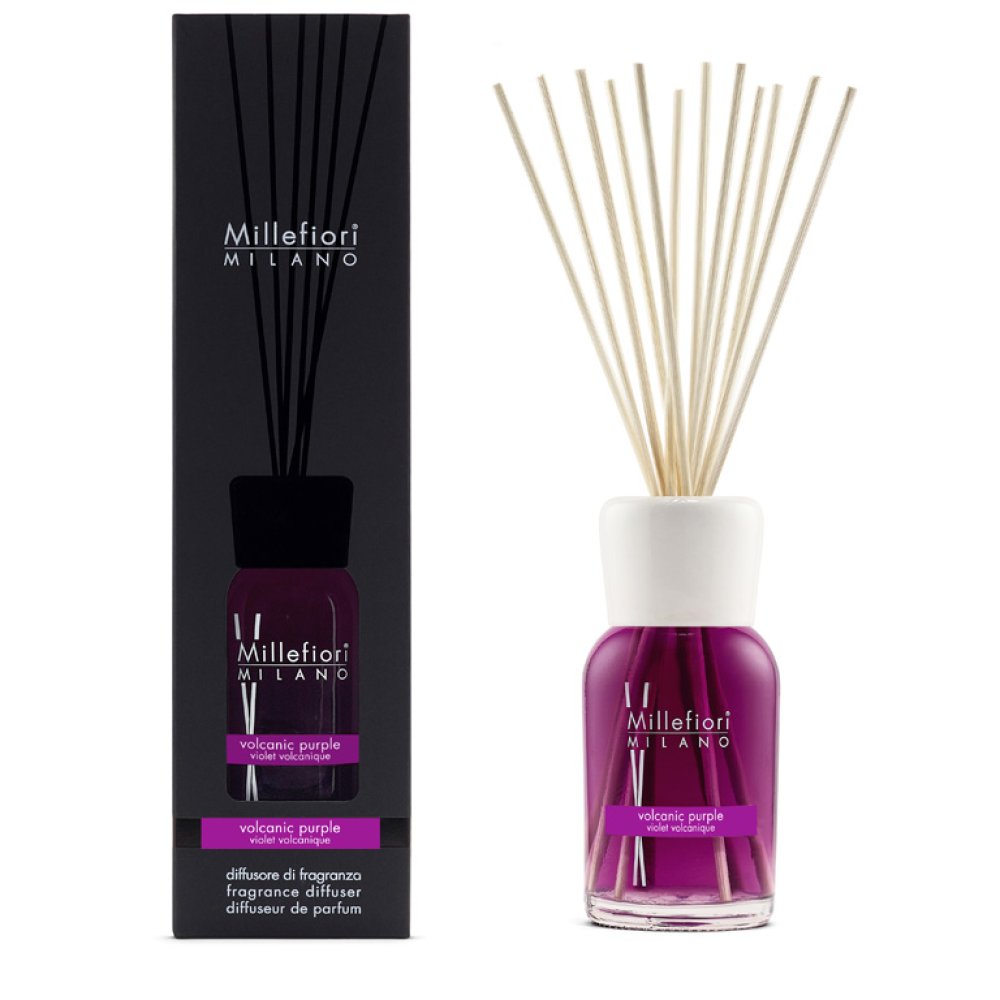 Millefiori Milano Fragrance Diffuser Volcanic Purple 500 ml – Millefiori Milano