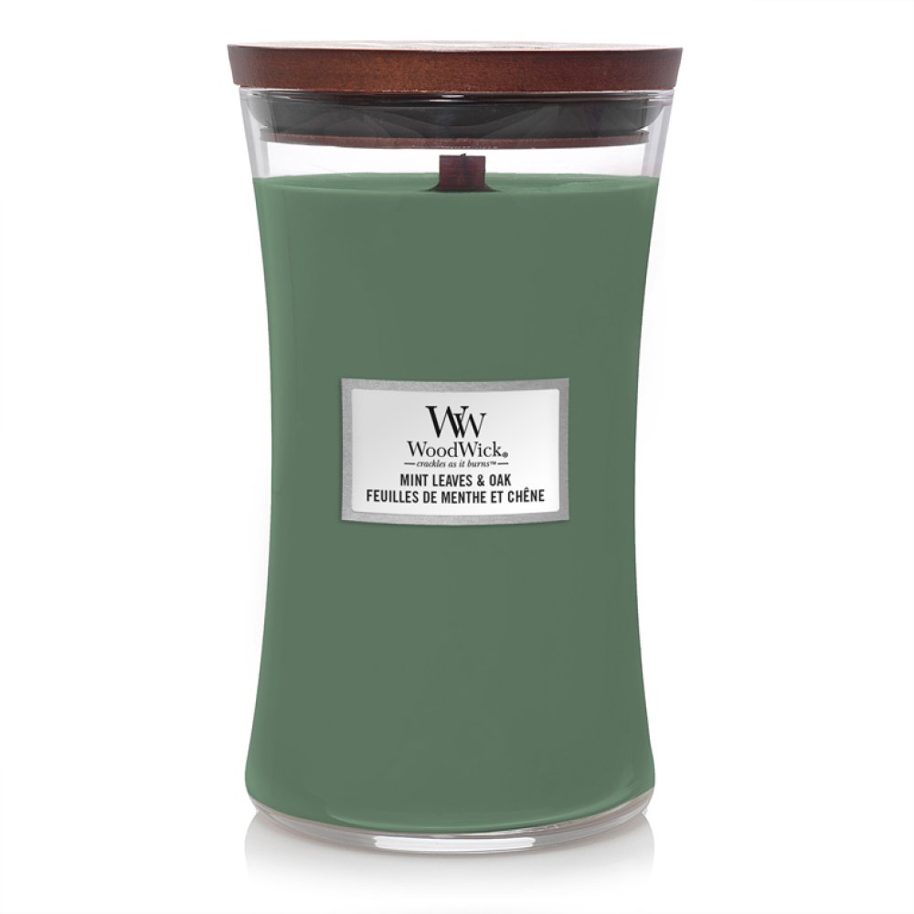 Woodwick Mint Leaves & Oak 609,5 g – Woodwick