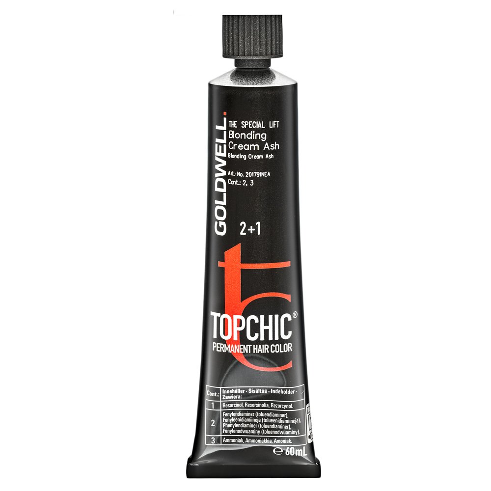 Goldwell Topchic Hair Color Blonding Cream - Ash 60 g – Goldwell