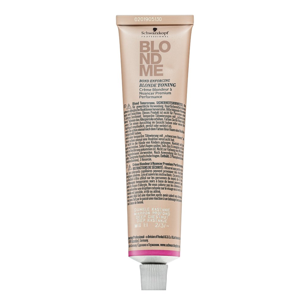 Schwarzkopf Professional BlondMe Bond Enforcing Blonde Lifting Deep Chestnut 60 ml – Schwarzkopf Professional