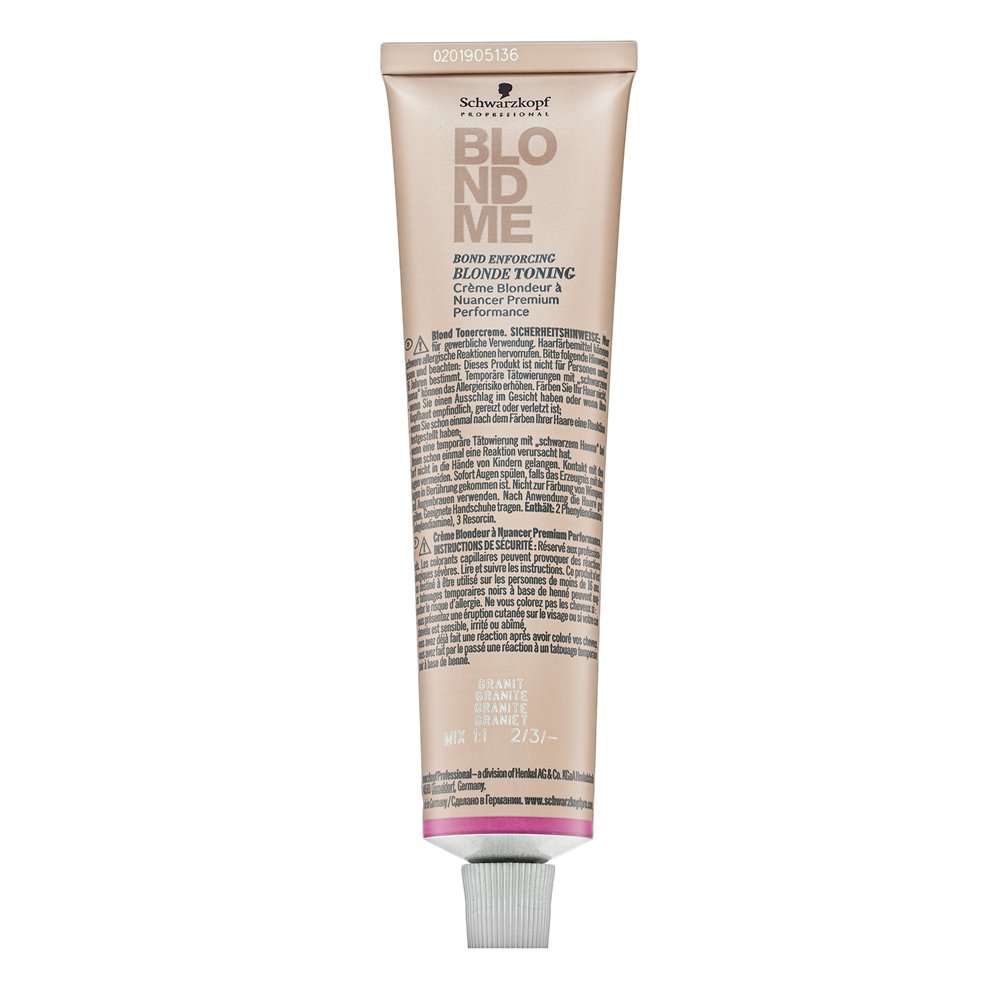 Schwarzkopf Professional BlondMe Bond Enforcing Blonde Toning Granite 60 ml – Schwarzkopf Professional