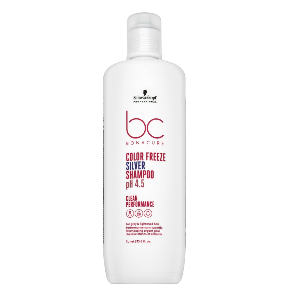 Schwarzkopf Professional BC Bonacure Color Freeze Silver Shampoo pH 4.5 Clean Performance 1000 ml – Schwarzkopf Professional