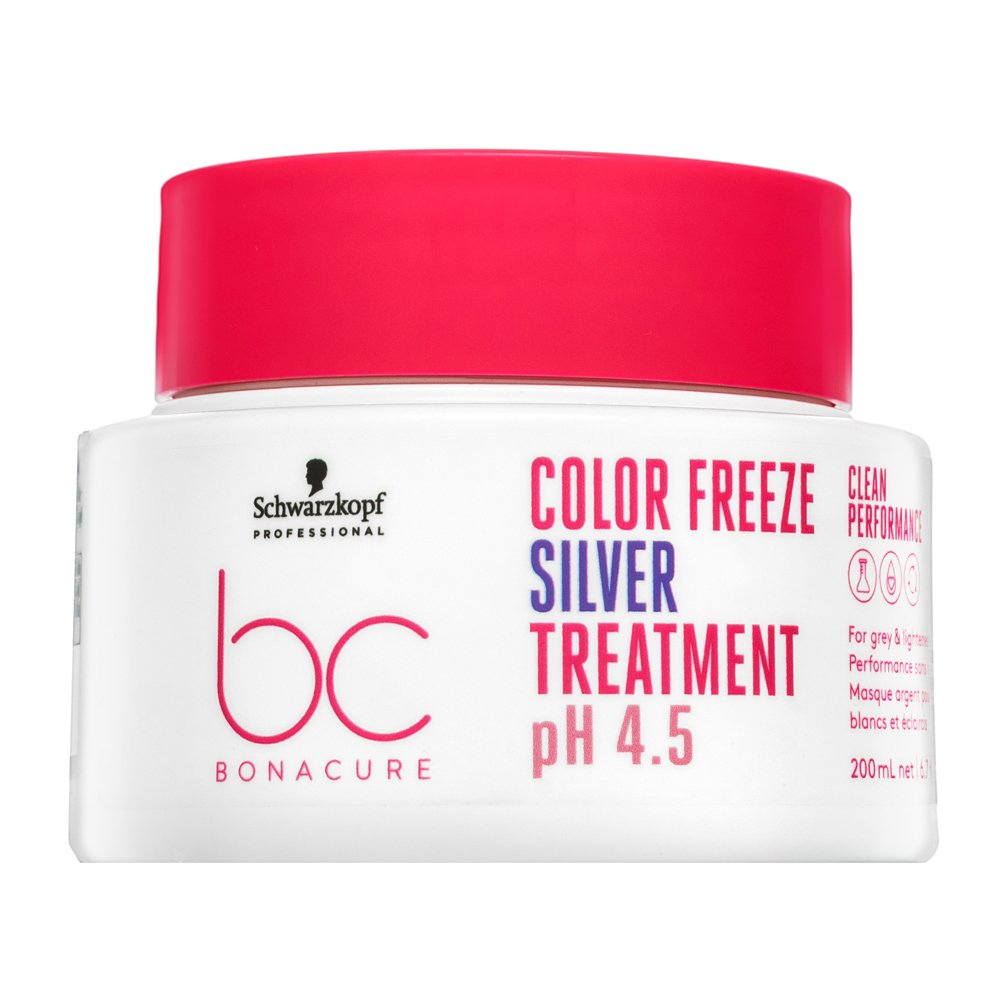 Schwarzkopf Professional BC Bonacure Color Freeze Silver Treatment pH 4.5 Clean Performance 200 ml – Schwarzkopf Professional