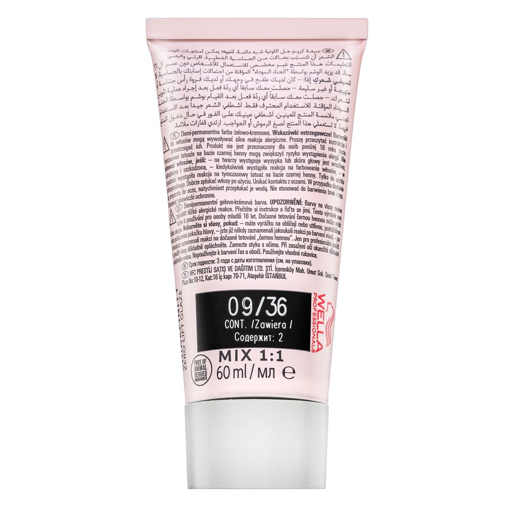 Wella Professionals Shinefinity Zero Lift Glaze 09/36 Vanilla Glaze 60 ml – Wella Professionals