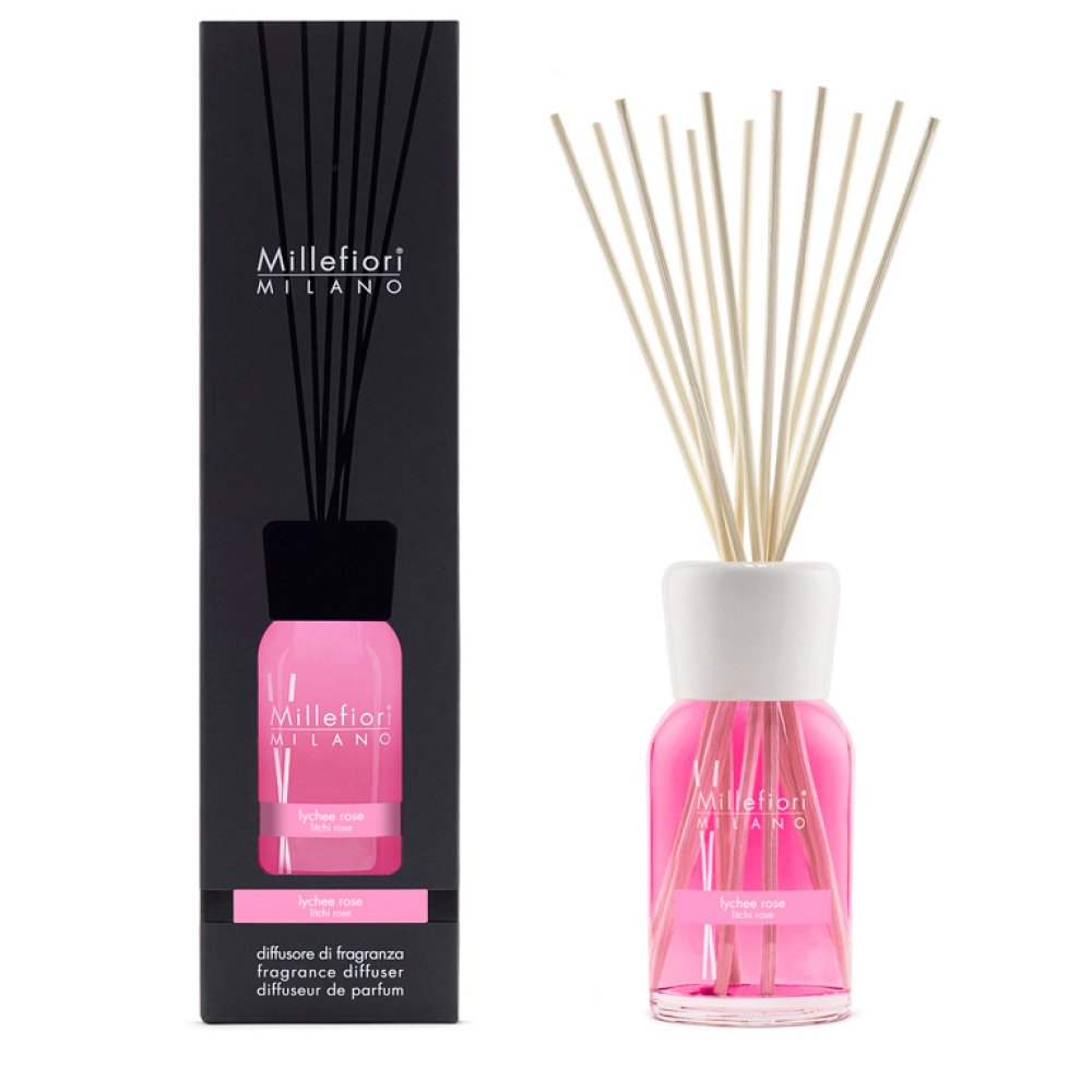 Millefiori Milano Fragrance Diffuser Lychee Rose 500 ml – Millefiori Milano
